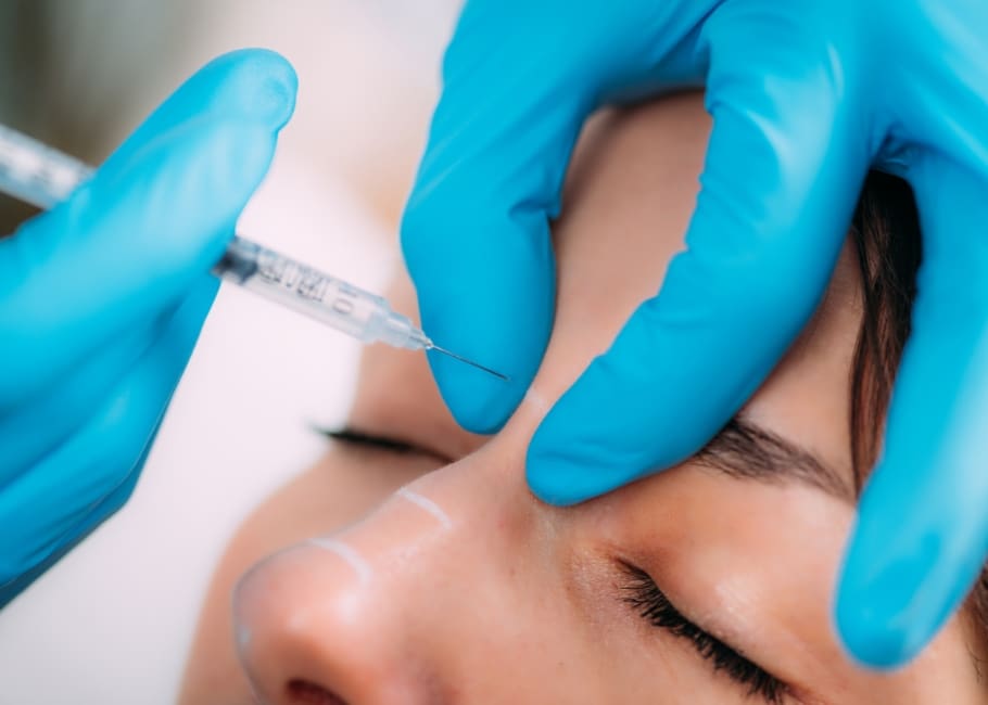 rhinoplasty treatment close up