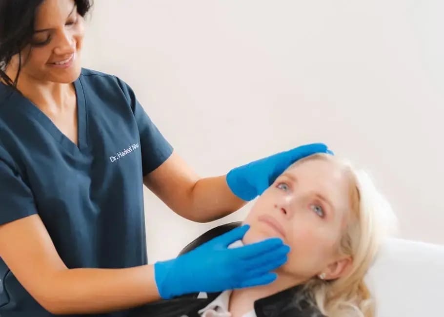 HAVA Aesthetics before skin lesion treatment